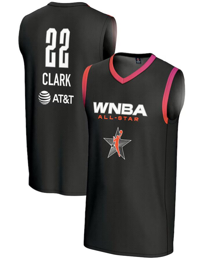 Youth GameDay Greats #22 Caitlin Clark 2024 WNBA All Star Game Lightweight BlackJersey->more ncaa teams->NCAA Jersey